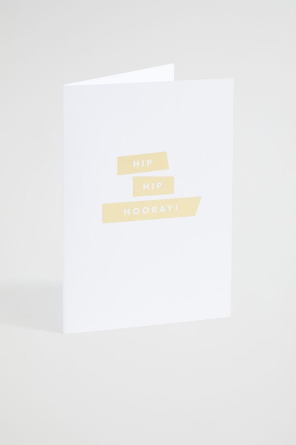 Greeting Card  Hooray  hi-res
