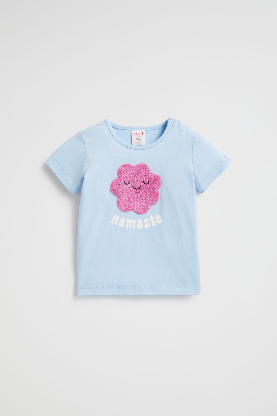 Namaste Tee  Baby Blue