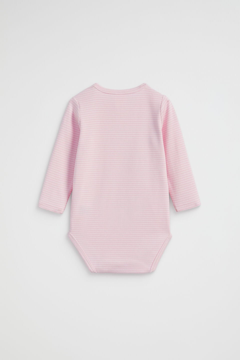 Core Rib Logo Bodysuit  Posie Stripe