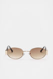 Romy Round Sunglasses  Golden Brown  hi-res