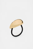 Curved Hair Tie  Gold  hi-res