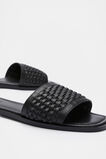 Holly Woven Slide  Black  hi-res