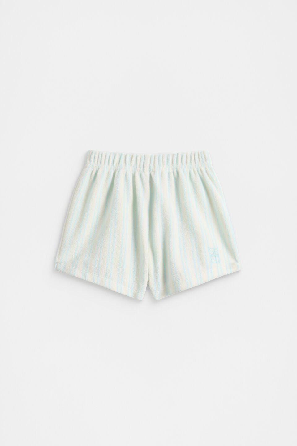 Stripe Terry Short  Glacier Blue