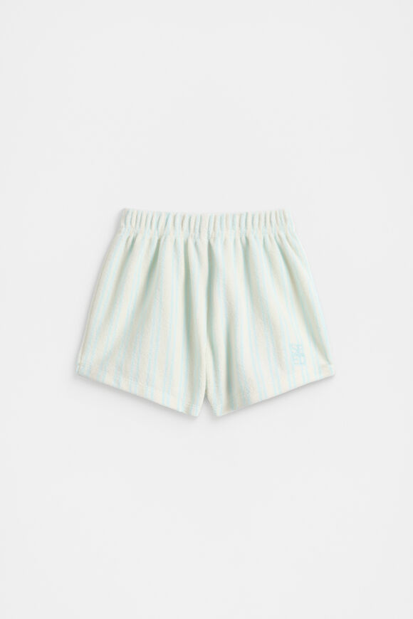 Stripe Terry Short  Glacier Blue  hi-res