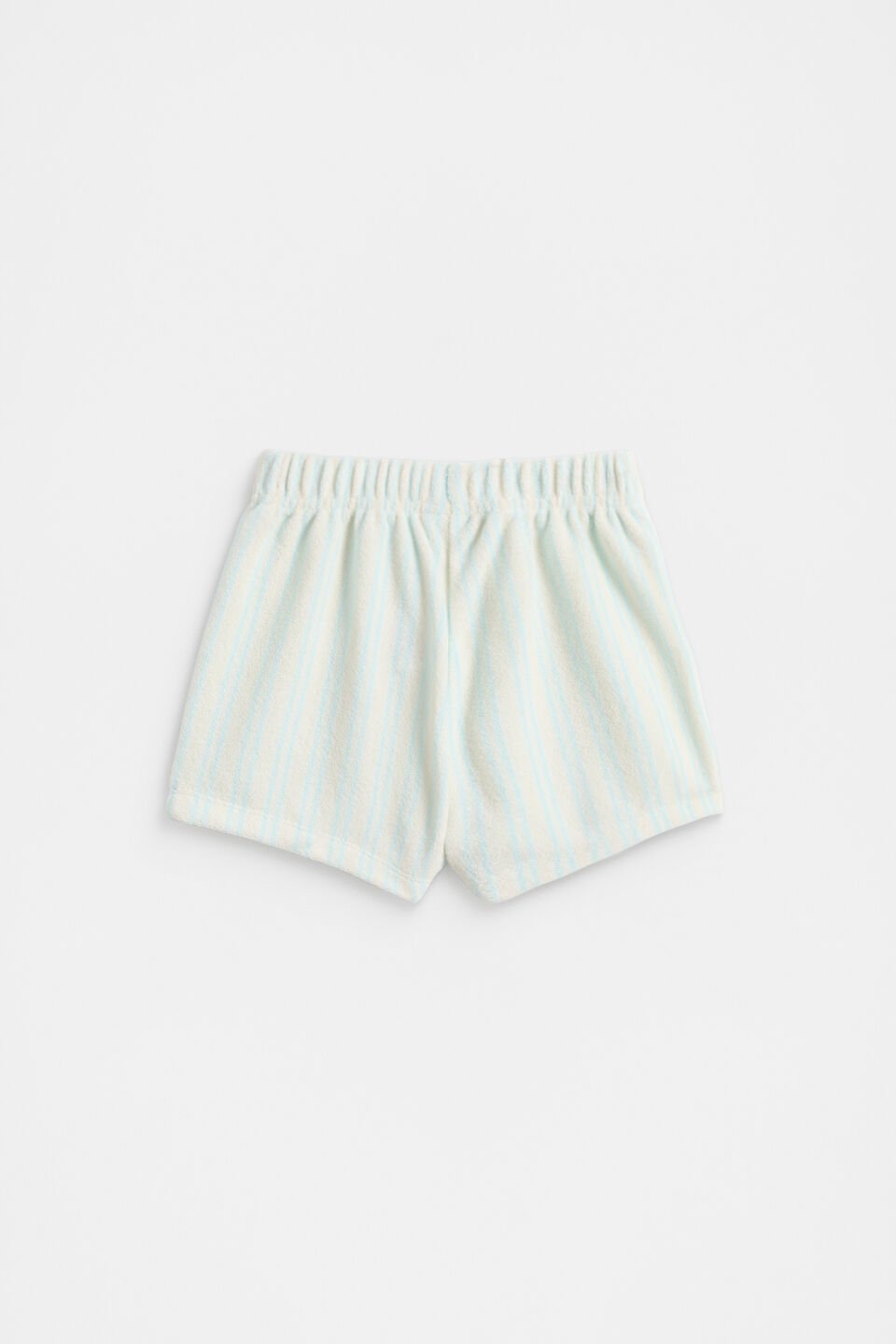 Stripe Terry Short  Glacier Blue