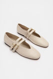 Astrid Double Strap Ballet Flat  Oat  hi-res