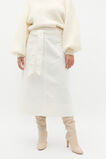 Denim Tie Waist Skirt  Cloud Cream  hi-res