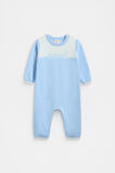 Logo Knit Jumpsuit  Clear Blue  hi-res