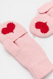 Heart Mittens  Rose Petal  hi-res