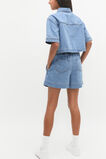 Boxy Denim Shirt  Mid Wash  hi-res