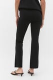 Crepe Knit Pintuck Pant  Black  hi-res