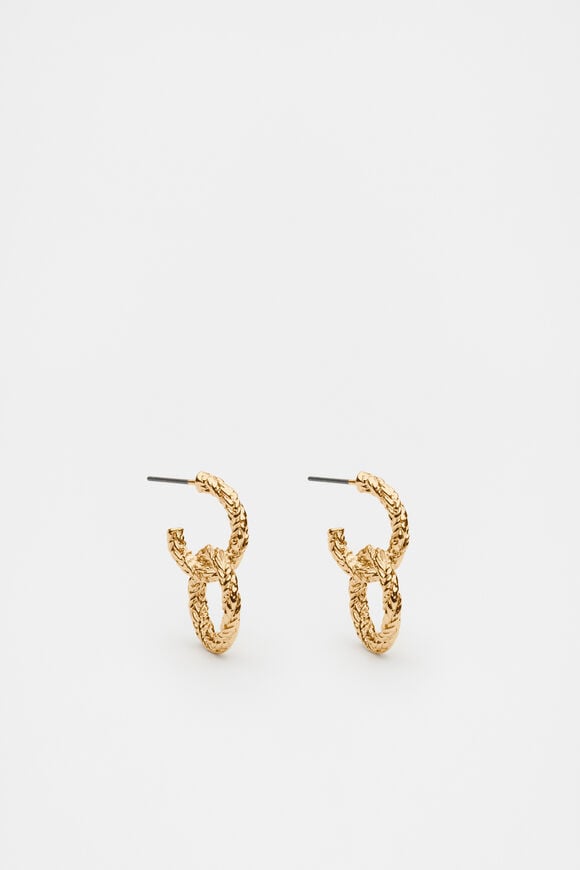 Mini Drop Earring  Gold  hi-res