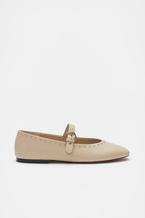 Reagan Ballet Flat  Vanilla  hi-res
