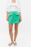 Core Linen Mini Skirt  Deep Emerald  hi-res