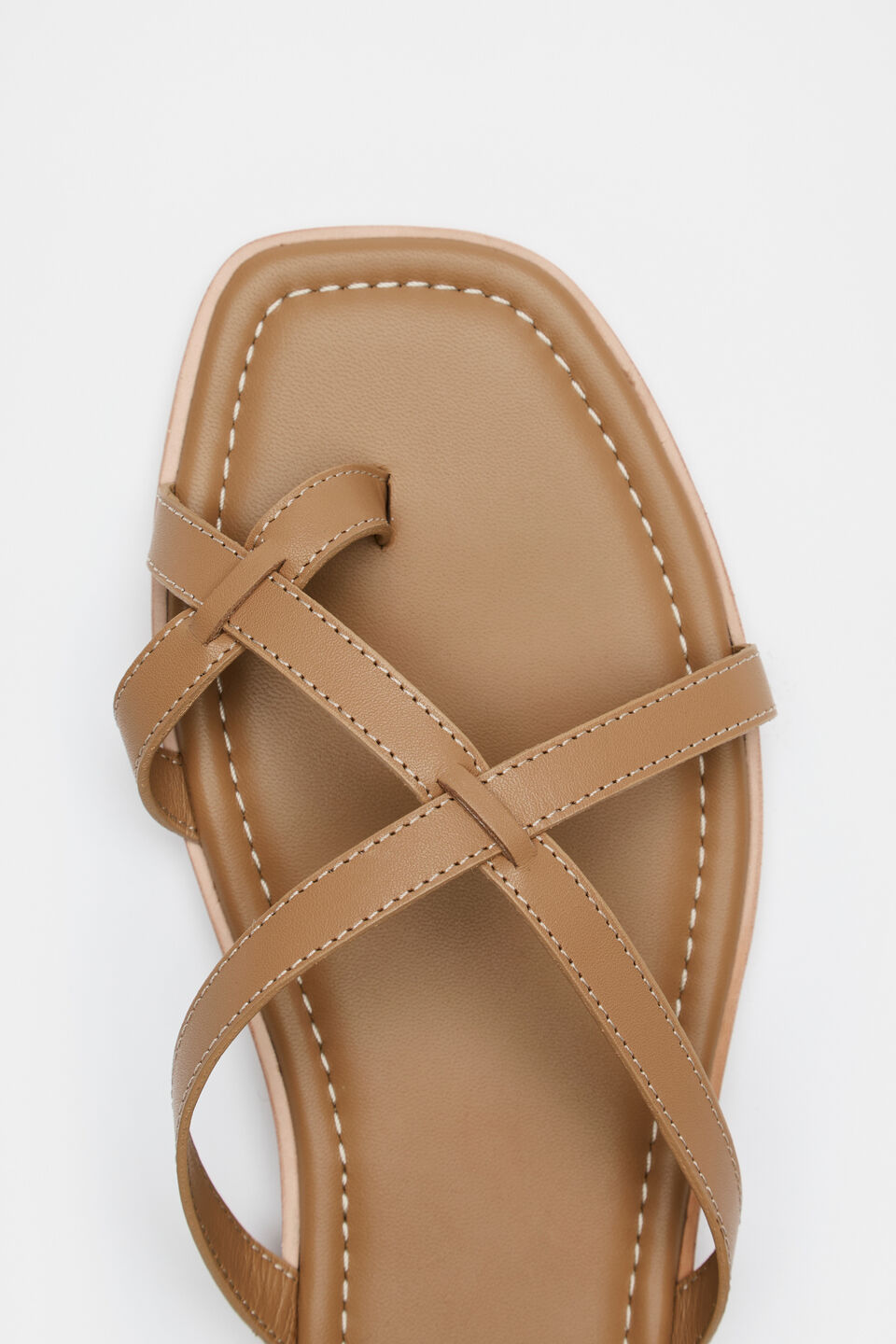 Clara Flat Slide  Caramel