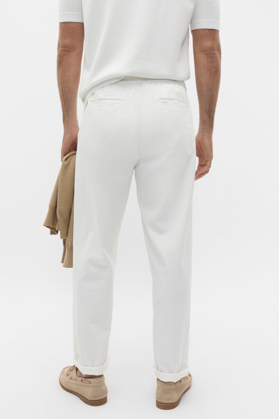 Comfort Trouser  Vintage White