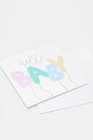 Hello Baby Balloons Card  Multi  hi-res