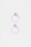 Flower Bauble Elastics  Lavender  hi-res
