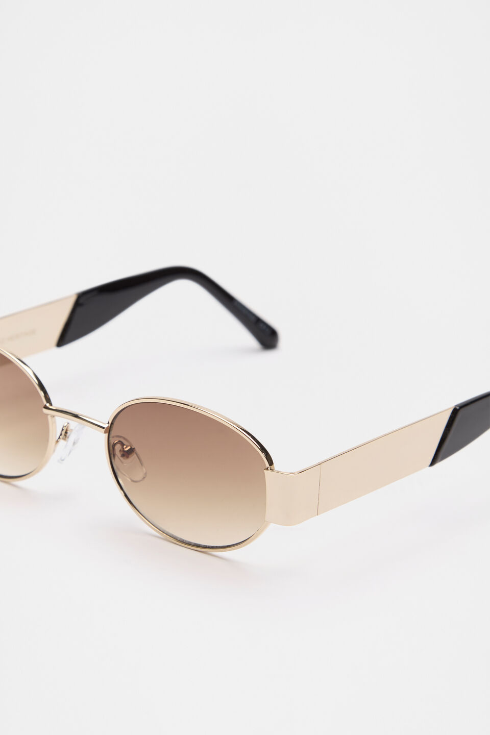 Romy Round Sunglasses  Golden Brown