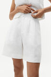Linen Mid Length Short  Whisper White  hi-res