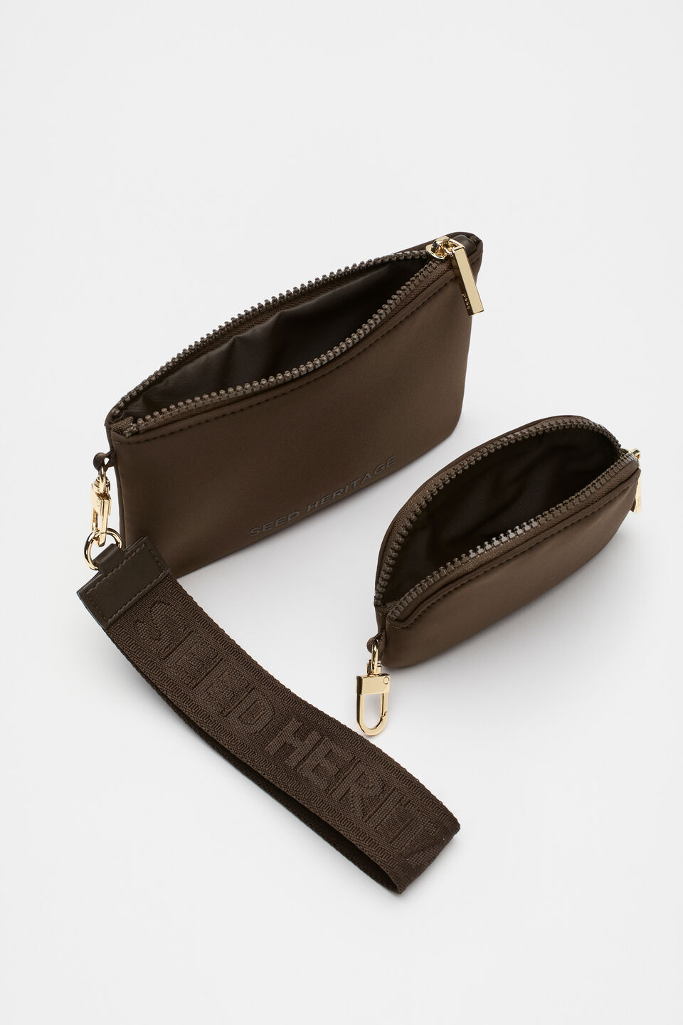 Seed Tech Pouch Set  Dark Espresso