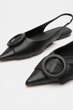Ren Circle Buckle Slingback  Black  hi-res