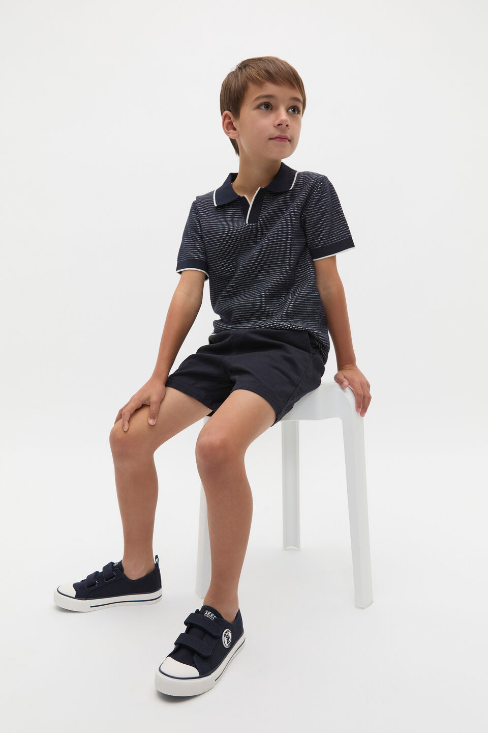 Quad Logo Sneaker  Midnight