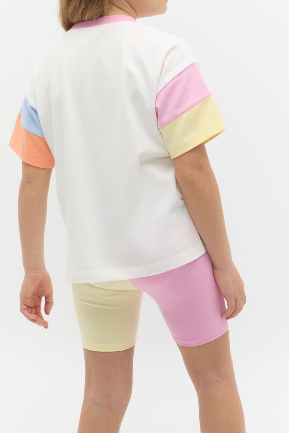 Panelled Logo Tee  Canvas