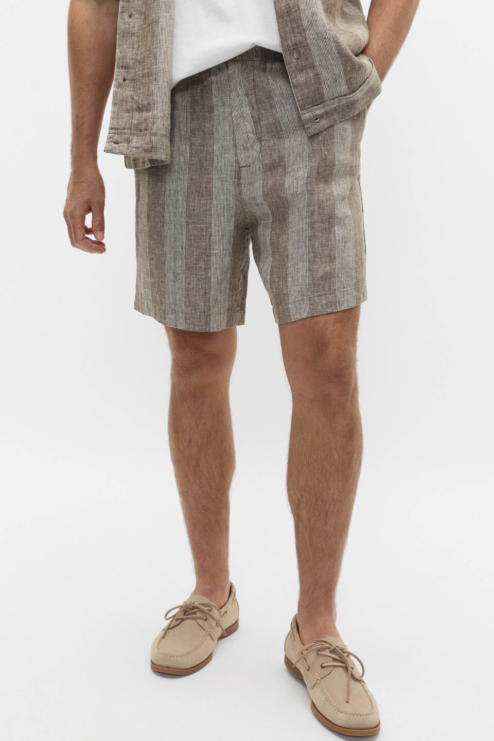 Linen Short  Cocoa