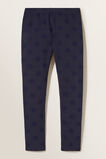 Terry Spot Leggings  Navy  hi-res