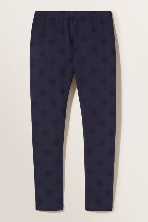 Terry Spot Leggings  Navy  hi-res