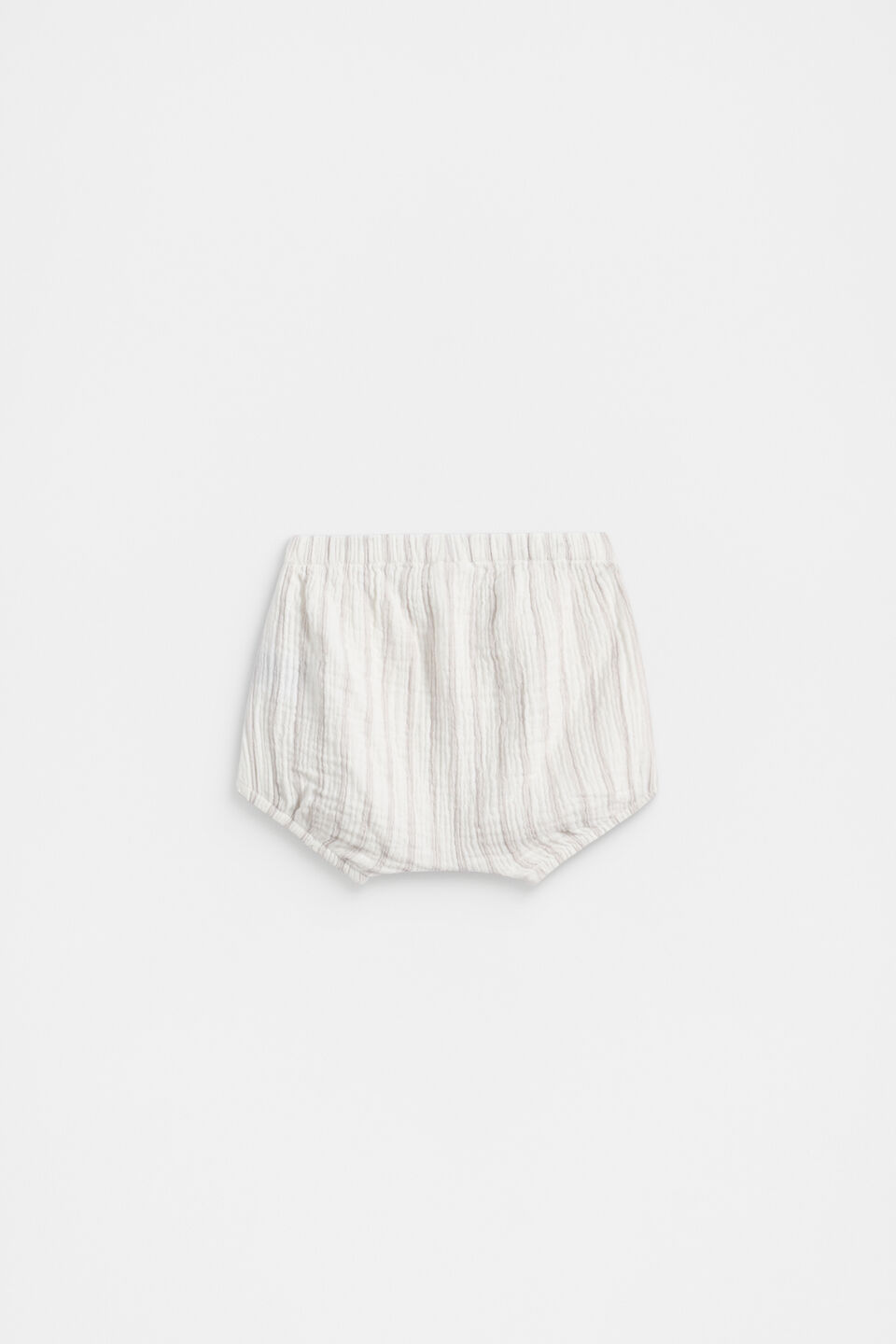 Stripe Woven Short  Cloud Grey