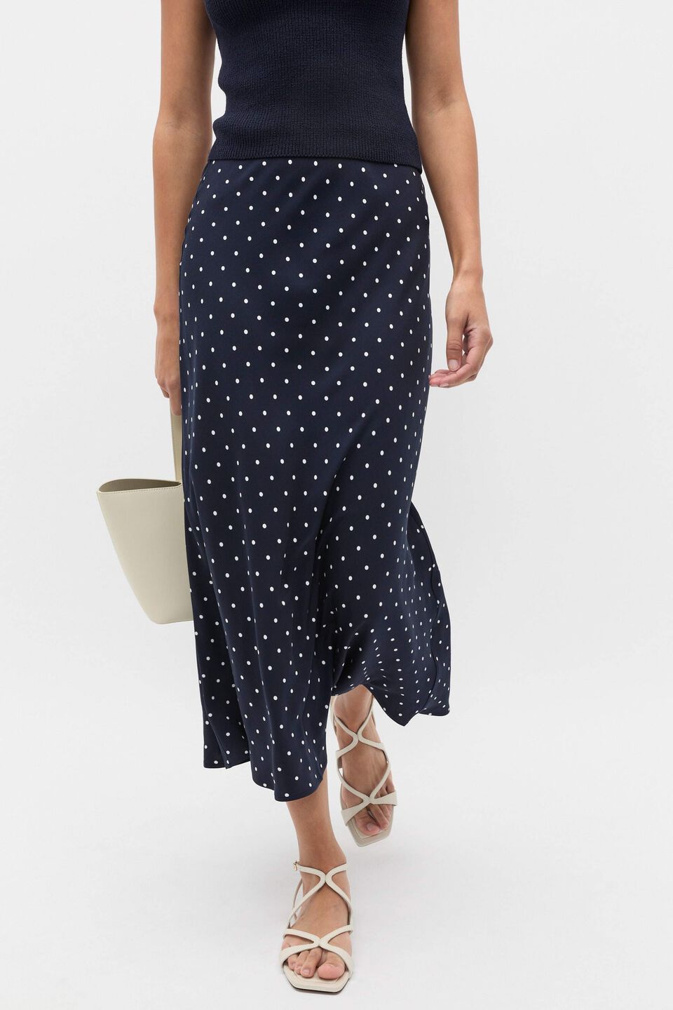 Spot Midi Skirt  Twilight Spot