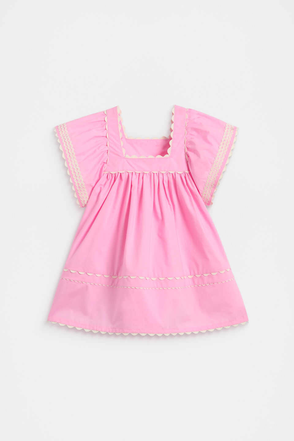 Ric Rac Dress  Candy Pink