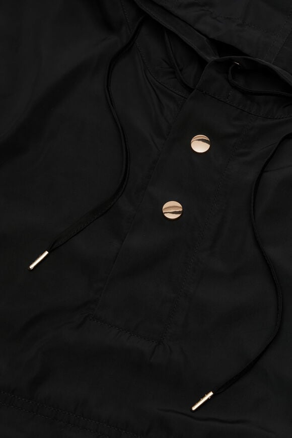 Packable Rain Poncho  Black  hi-res