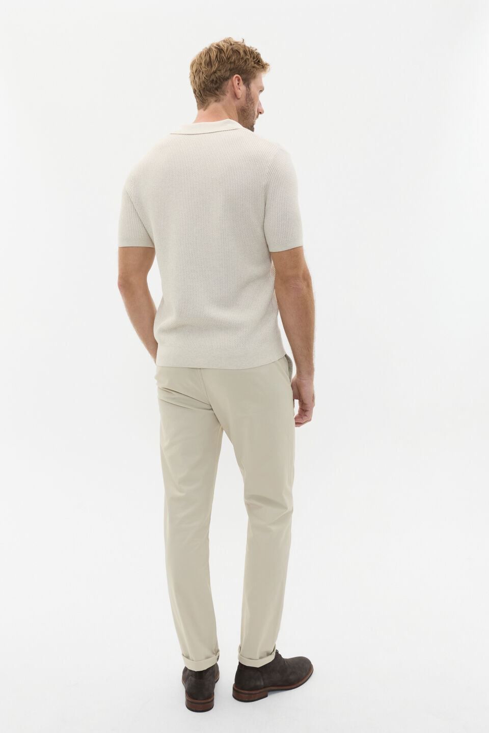 Classic Trophy Polo  Chalk Marle