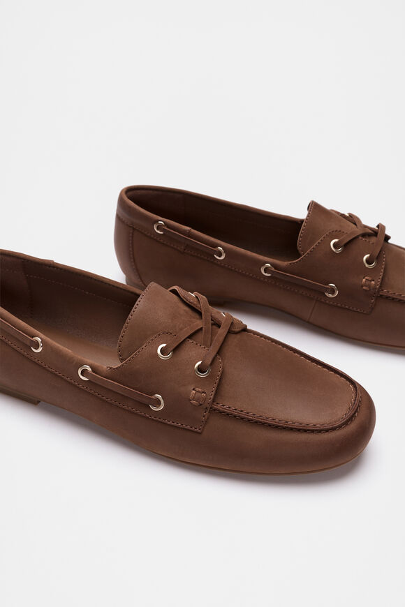 Rosa Boat Shoe  Deep Tan  hi-res