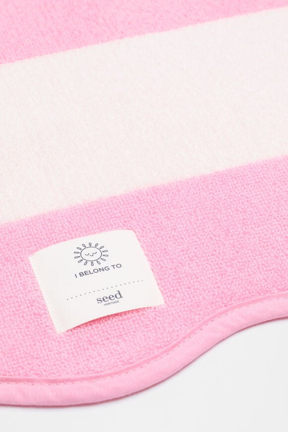 Beach Towel  Candy Pink Stripe  hi-res