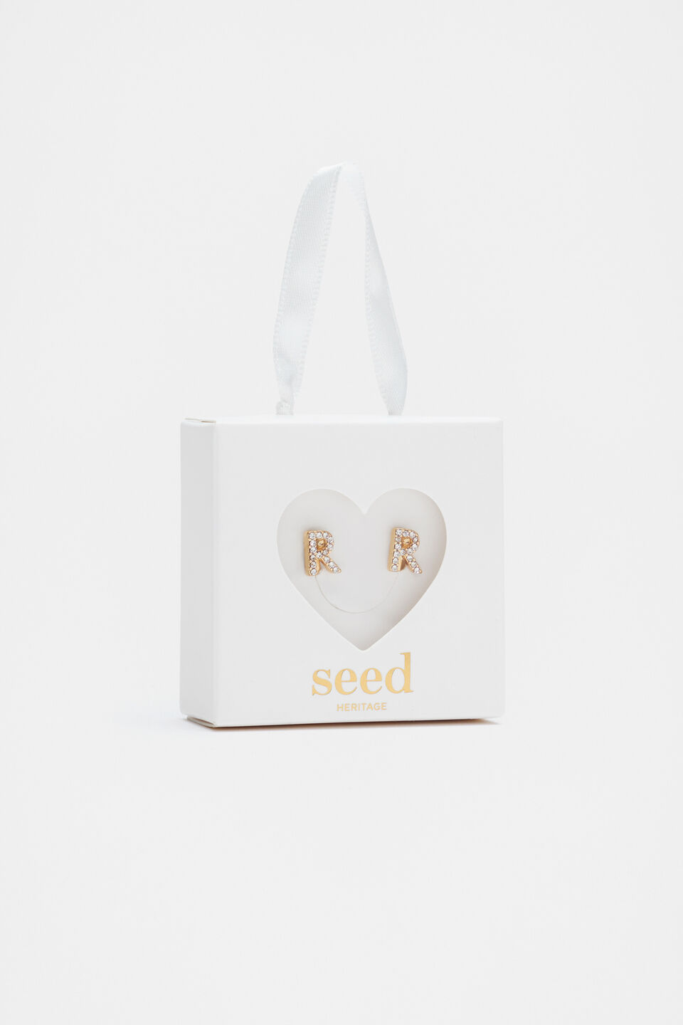 Initial Clip On Earings  R