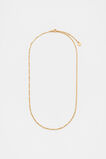 Waterproof Twist Chain Necklace  Gold  hi-res