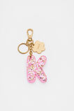 Glitter Initial Bag Charm  K  hi-res