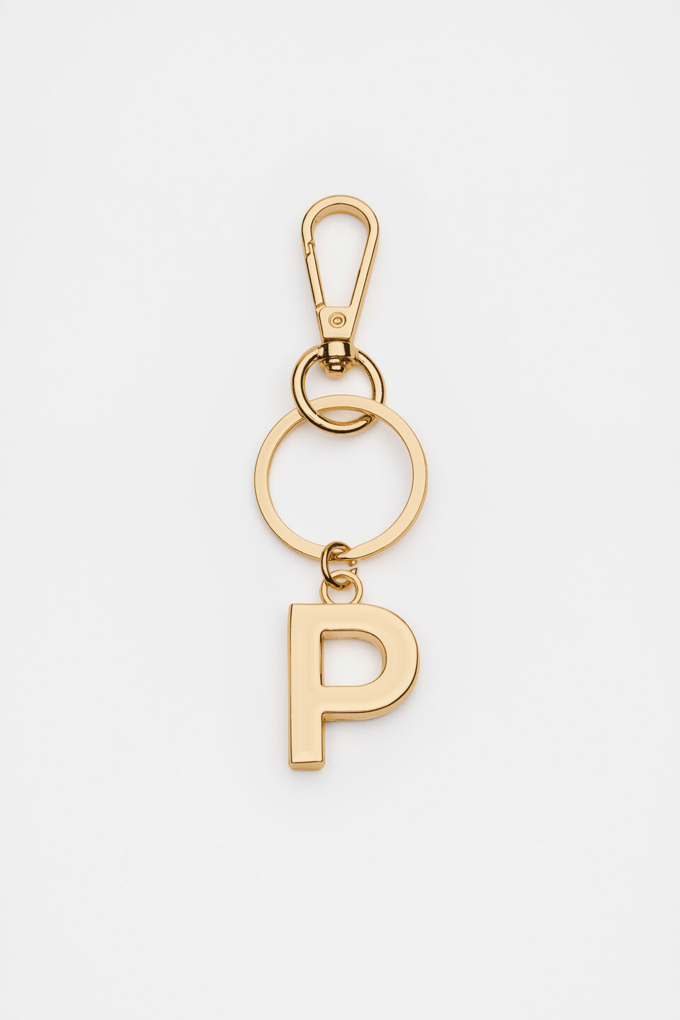 Gold Initials Keyring  P