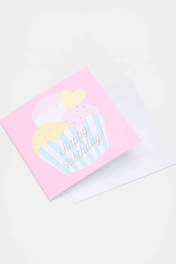 Happy Birthday Ice Cream Card  Multi  hi-res