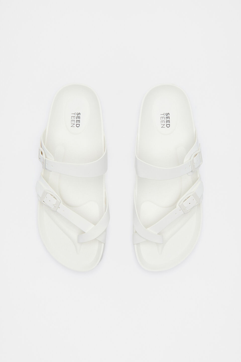 Cross Strap Slide  Canvas