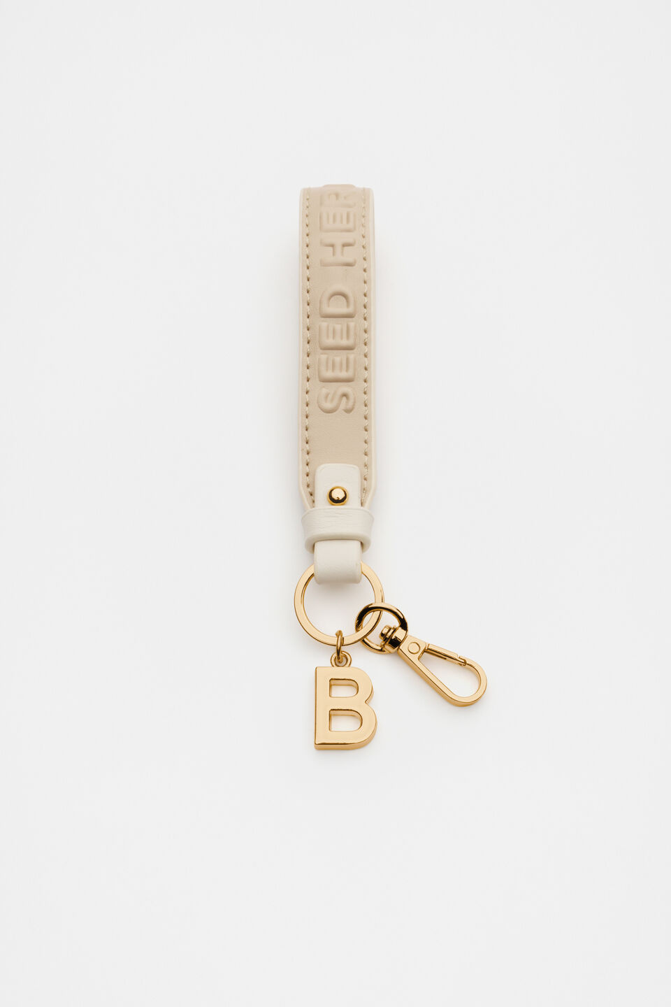 Initial Strap Keyring  B