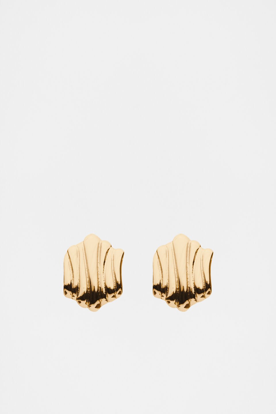 Organic Layers Earring  Gold