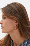 Small Links Drop Earring  Gold  hi-res