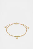Gold Letter Chains Bracelet  A  hi-res