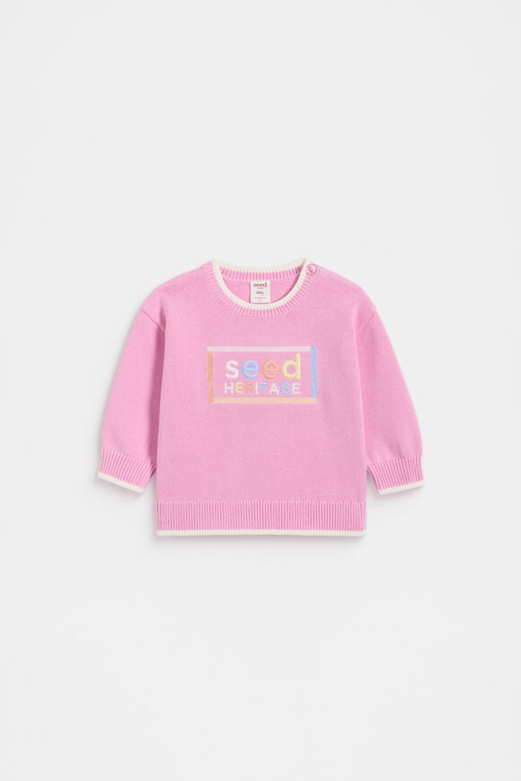 Logo Knit  Candy Pink  hi-res