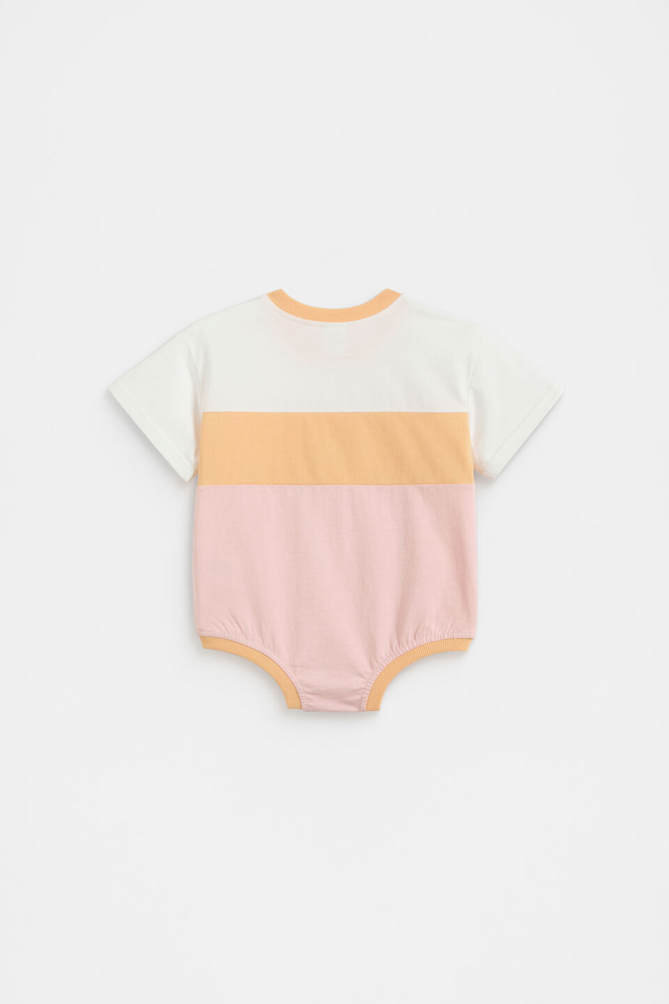 Spliced Logo Oversized Bodysuit  Pretty Pink